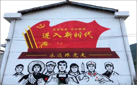 资阳党建彩绘文化墙